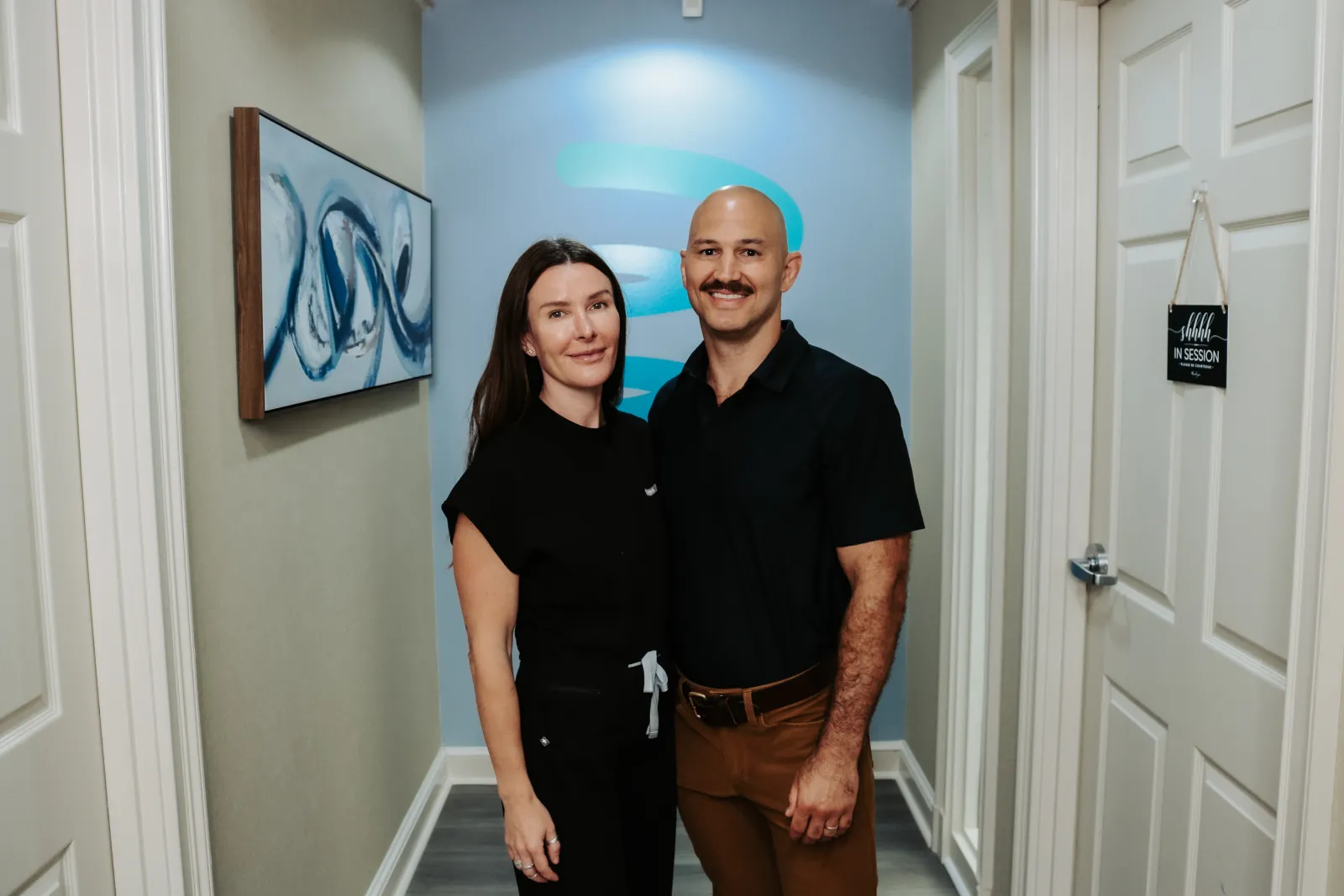 Rachael and Steve at Elevate Wellness Clinic